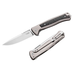 Фото Складной нож LionSteel Skinny Titanium, сталь MagnaCut, рукоять титан, серый