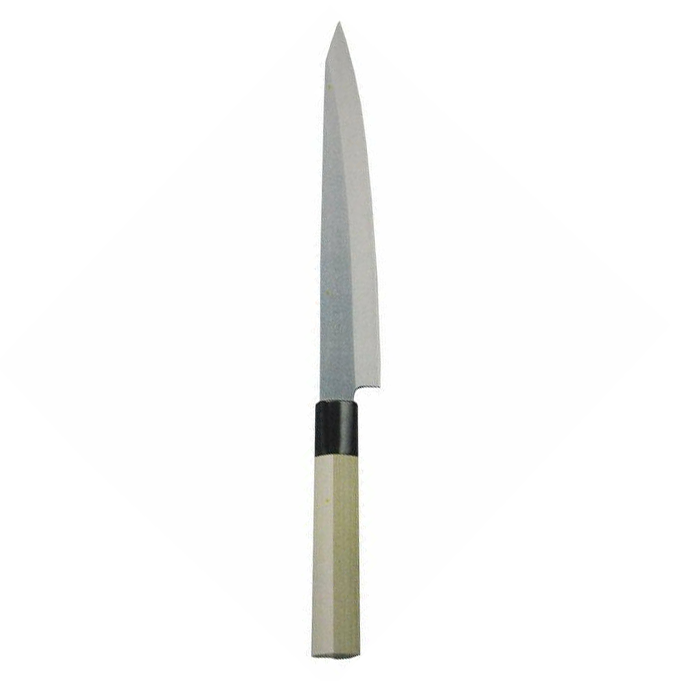 Нож кухонный Shimomura DAIMON-YA Янагиба, сталь Mo-V, рукоять дерево магнолия от Ножиков