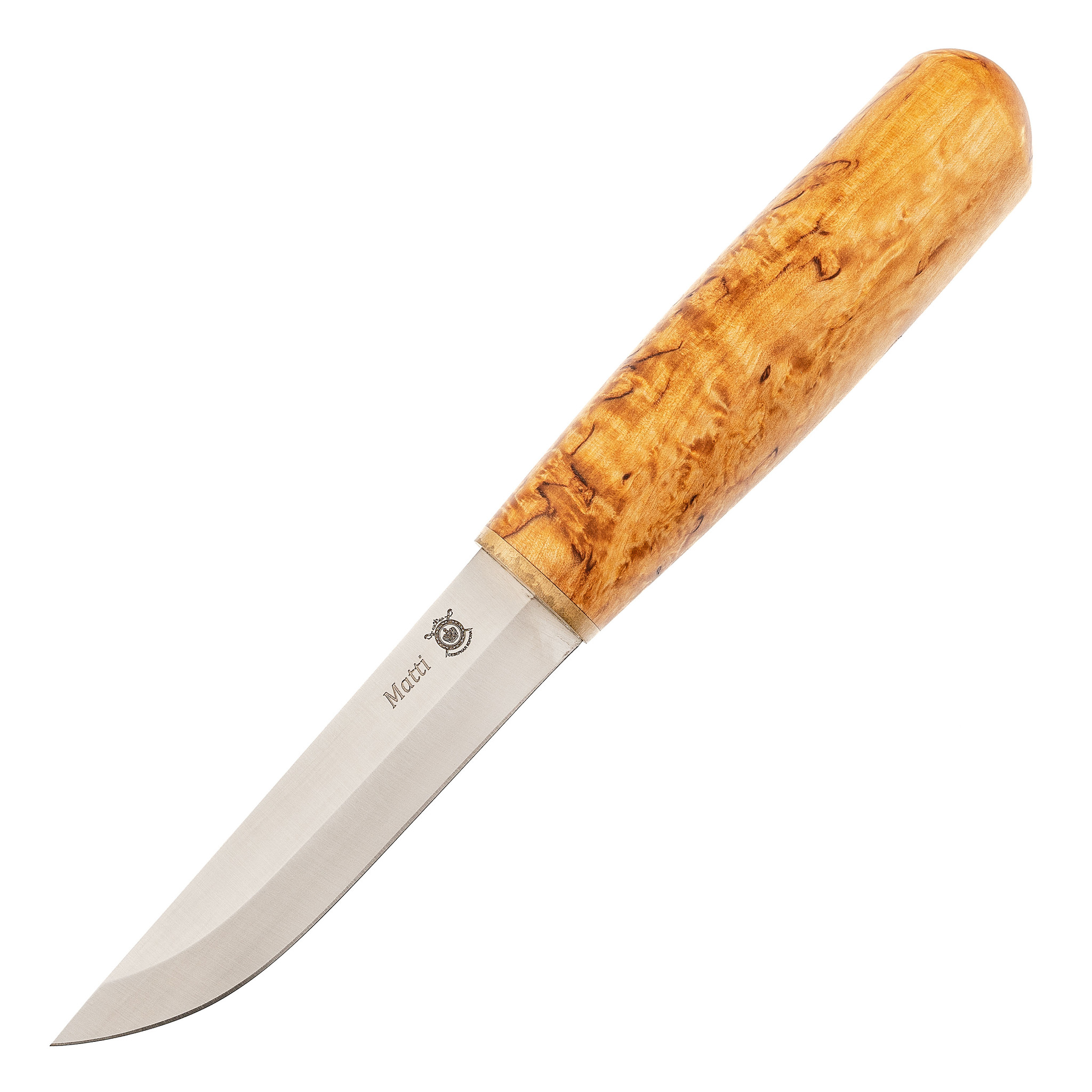 Нож финский Matti, сталь 95х18, рукоять карельская береза от Ножиков