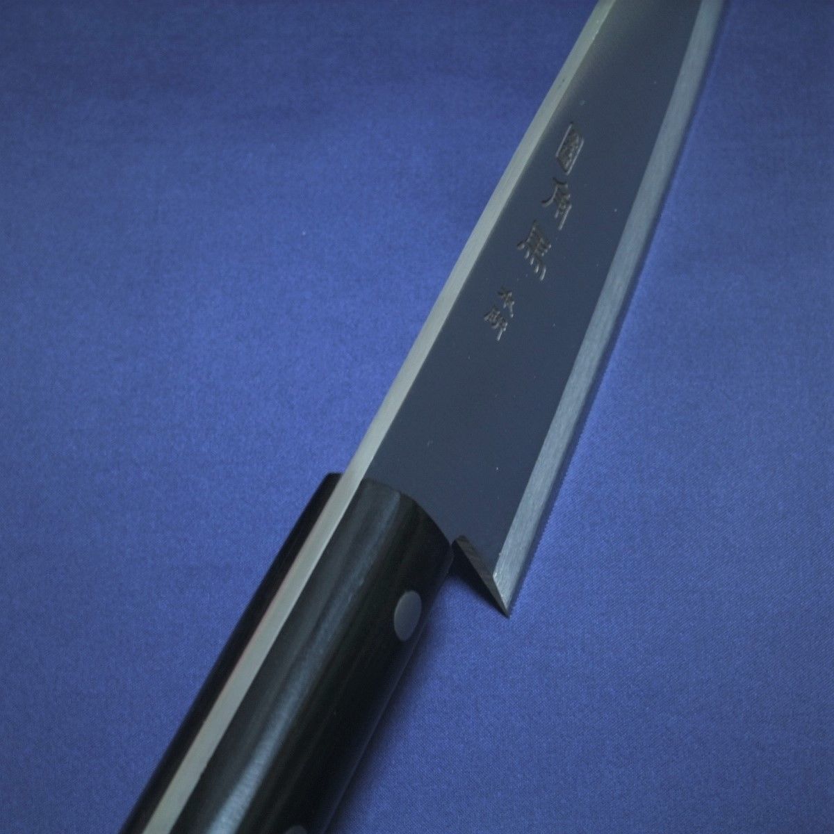 Нож кухонный для разделки рыбы Деба Shimomura, сталь DSR1K6, рукоять дерево пакка - фото 2
