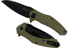 Фото Складной нож Kershaw Natrix XL OD Green 7008OLBLK, сталь 8Cr13MoV, рукоять G-10
