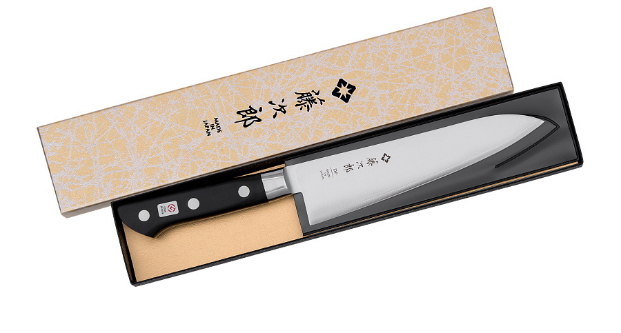 Нож Шефа Tojiro Western Knife, F-807, сталь VG-10, чёрный - фото 3