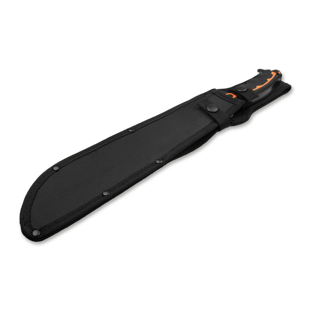 Мачете Boker Magnum CSB Latin Machete, сталь 420, рукоять резина, черный/оранжевый - фото 2