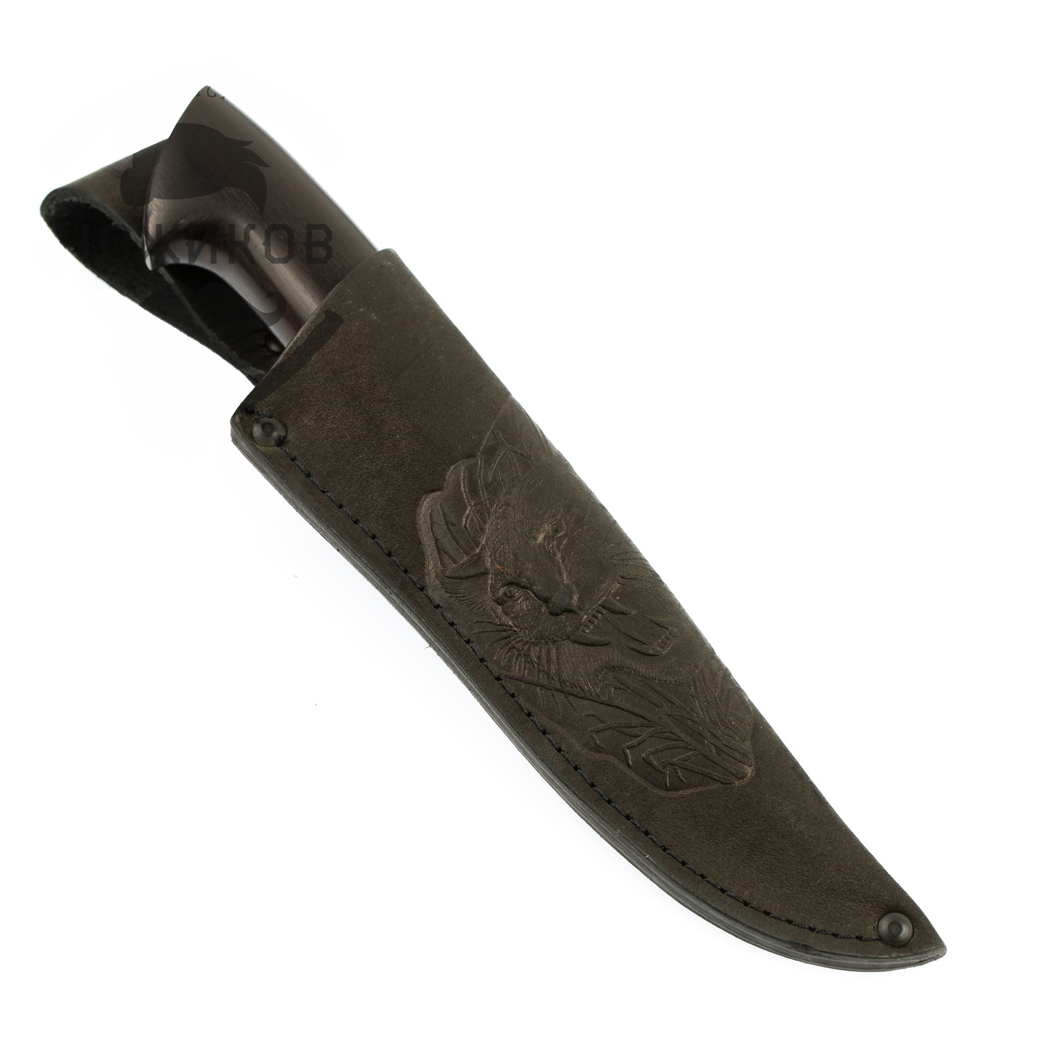 Нож Тайга-2, сталь ХВ5, граб - фото 5