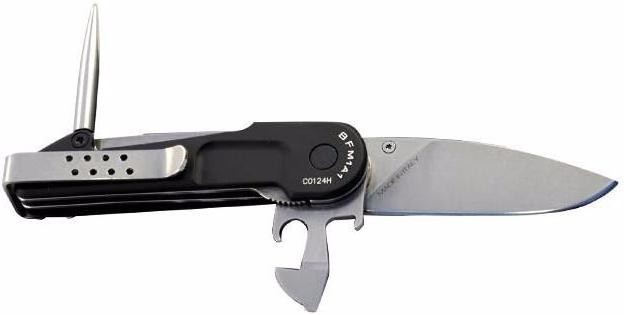 Многофункциональный складной нож Extrema Ratio BF M1A1 Stonewashed, сталь Bhler N690, рукоять алюминий - фото 2