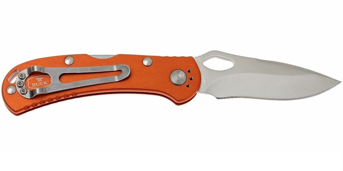 фото Нож складной 722 spitfire™ - buck 0722ors1, сталь 420hc, рукоять алюминий, оранжевый