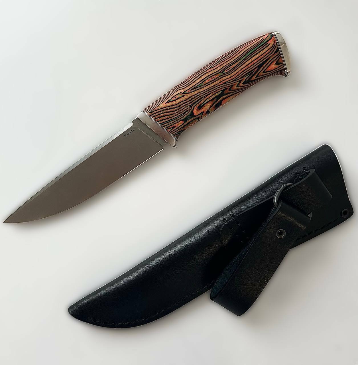 Нож Акула, N690, микарта