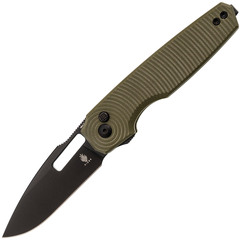 Фото Складной нож Kizer Dogfish, сталь NitroV, рукоять G10, оливковый