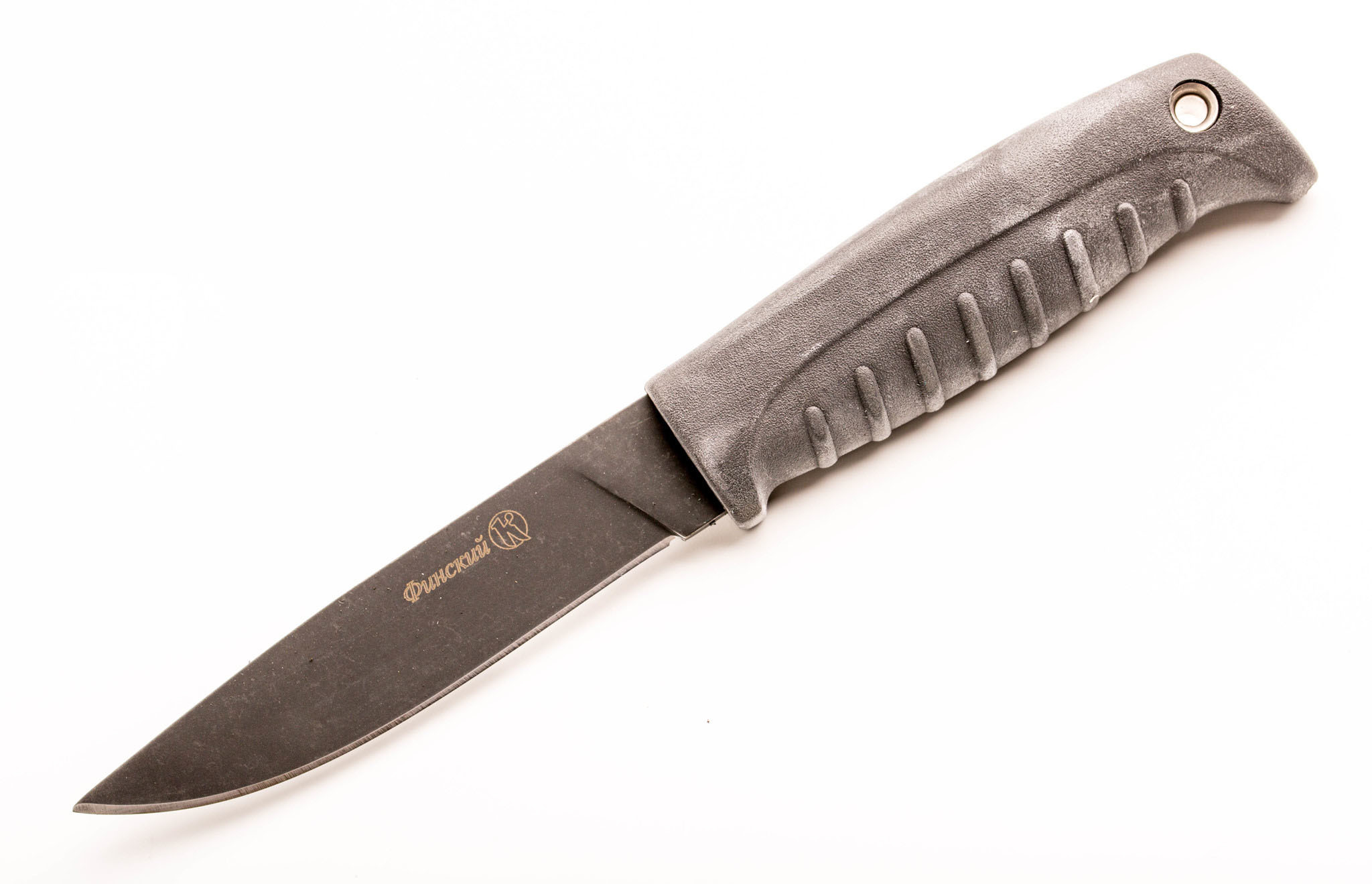 Нож Финский, сталь AUS-8 SW черный, Кизляр от Ножиков