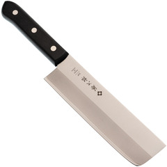 Фото Кухонный нож для овощей Накири Tojiro Western Knife F-310, сталь VG-10, рукоять стабилизированная древесина, черный