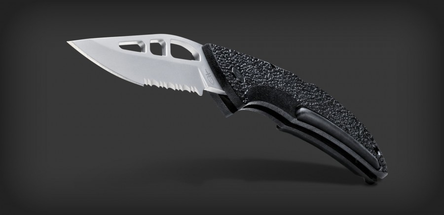 Нож складной Gerber E-Z Out Skeleton, сталь 420HC полусеррейтор, рукоять поликарбонат - фото 3