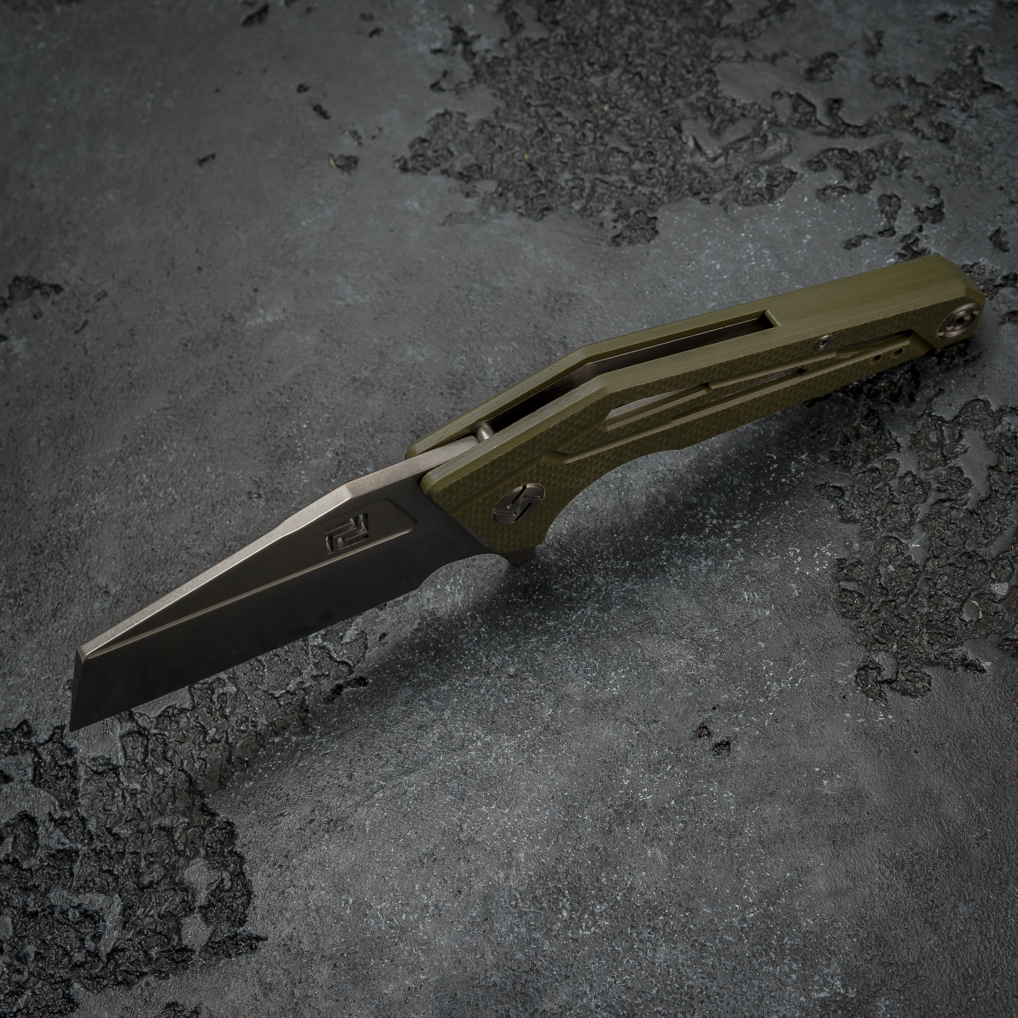 Складной нож Artisan Ravine, сталь D2, Green G10 - фото 4