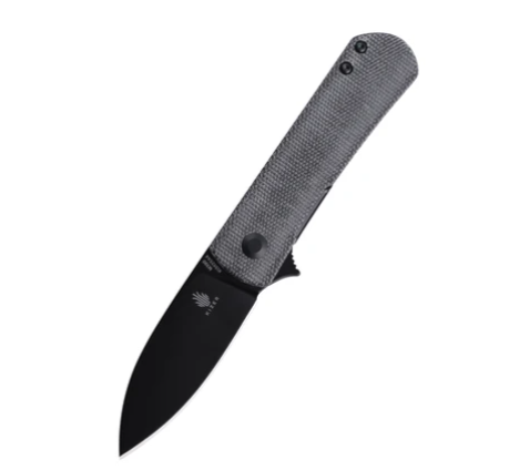 Складной нож Kizer Yorkie, сталь M390, рукоять Micarta Black складной нож civivi mini sandbar сталь damascus micarta