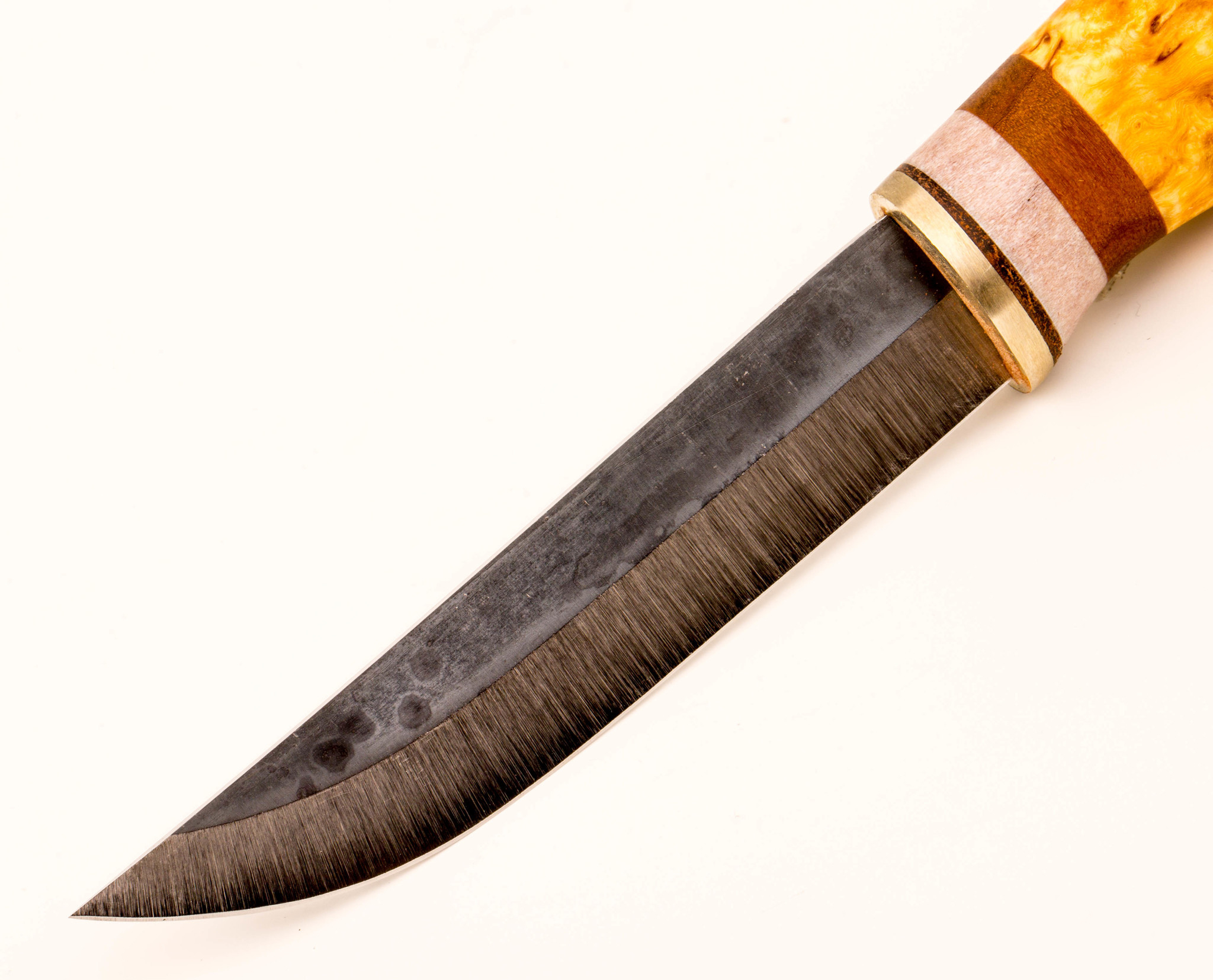 Нож Lappi Puukko PT 95, финская береза, сталь 80CrV2 - фото 2