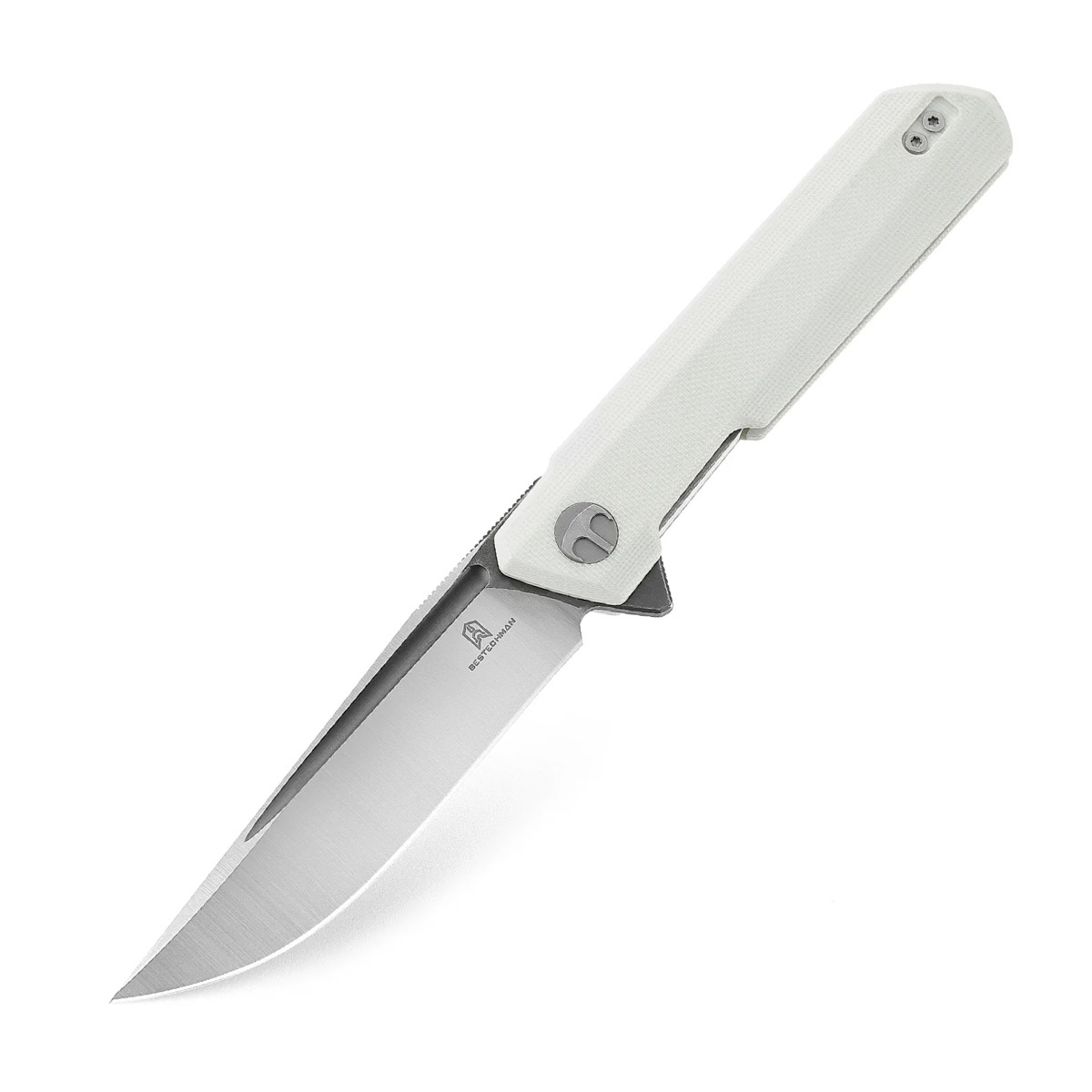 Складной нож Bestech Dundee, сталь D2, рукоять G10, белый складной нож bestech swordfish оранжевый d2