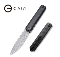 Фото Складной нож CIVIVI Exarch, сталь Damascus,  Black G10