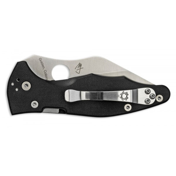 Нож складной Yojimbo 2 - Spyderco 85GP2, сталь Crucible CPM® S30V Satin Plain, рукоять стеклотекстолит G10, чёрный от Ножиков
