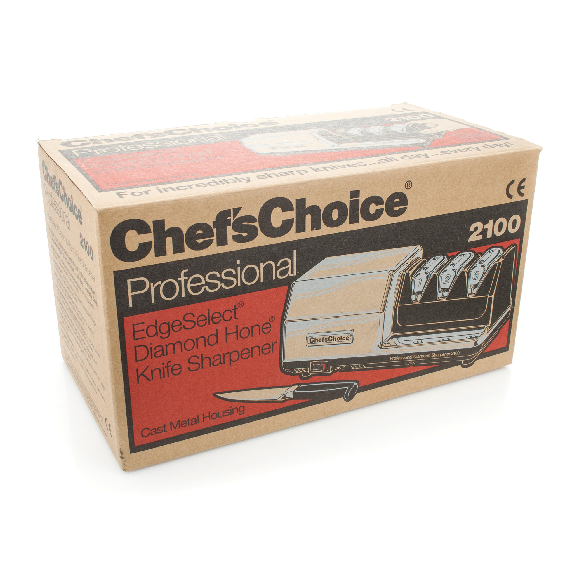 Точилка электрическая для заточки ножей Chef'sChoice 2100, профессиональная 3-х уровневая от Ножиков