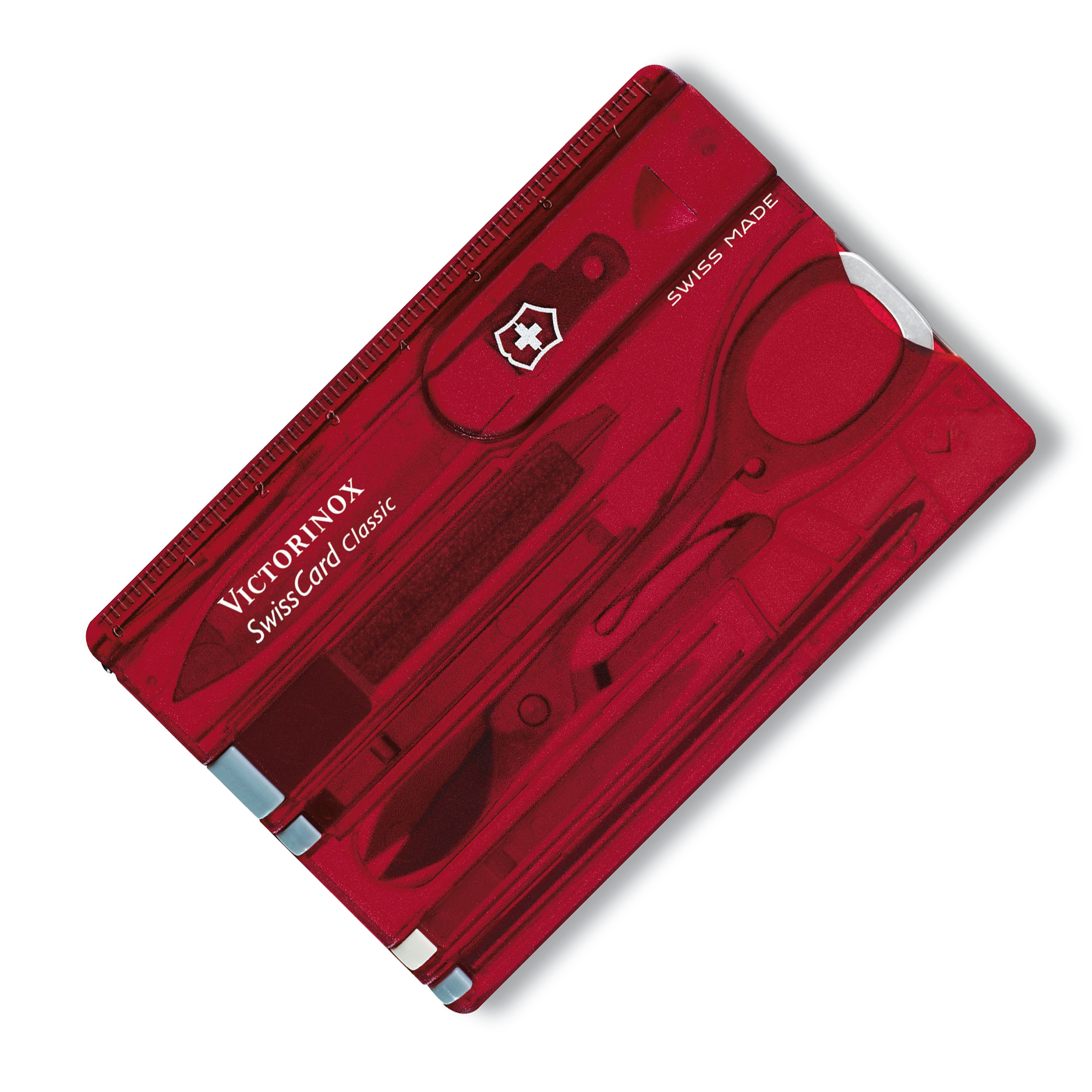 Швейцарская карта Victorinox SwissCard, сталь X45CrMoV15, рукоять ABS-Пластик, красный от Ножиков