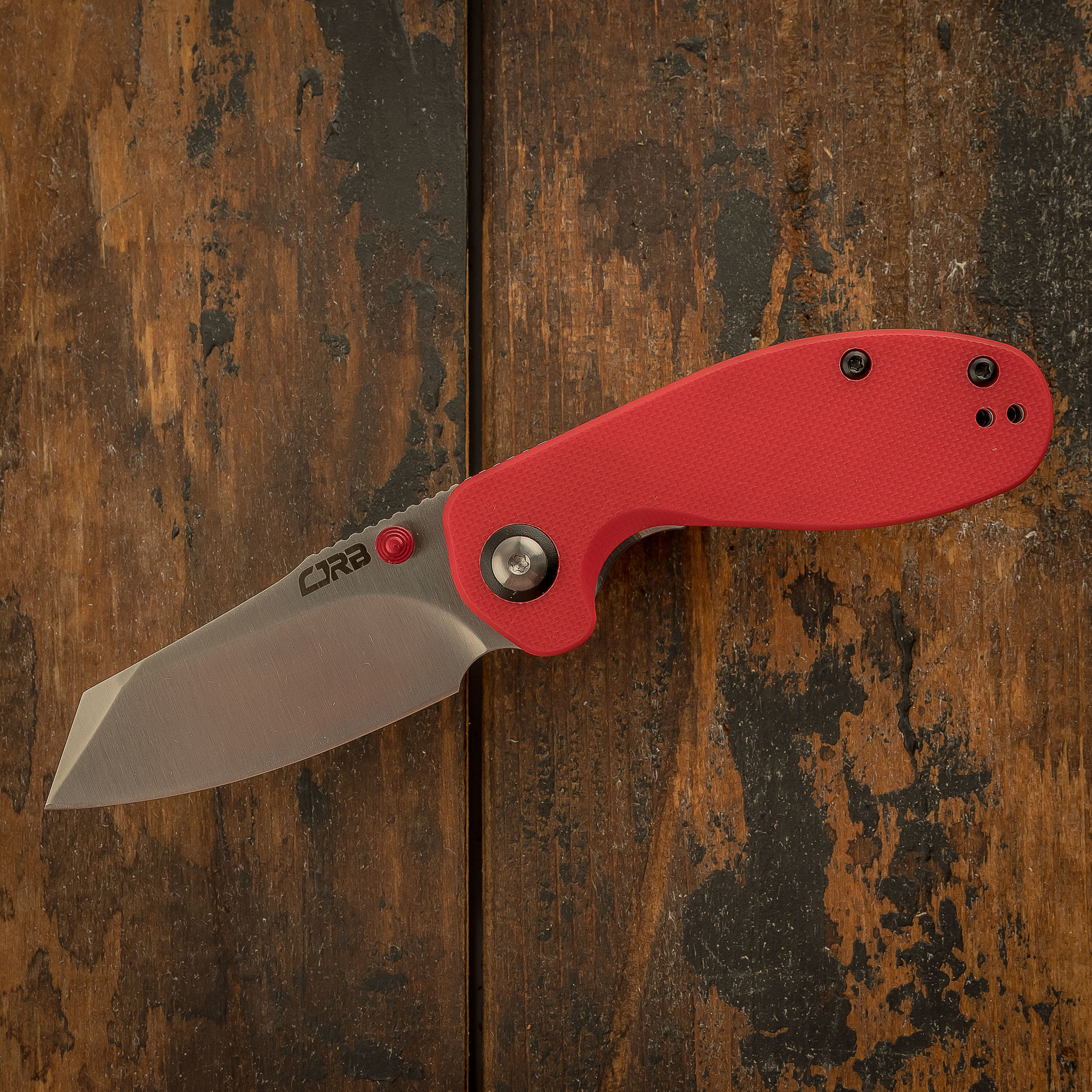 Складной нож CJRB Maileah, сталь AR-RPM9, Red G10 - фото 2