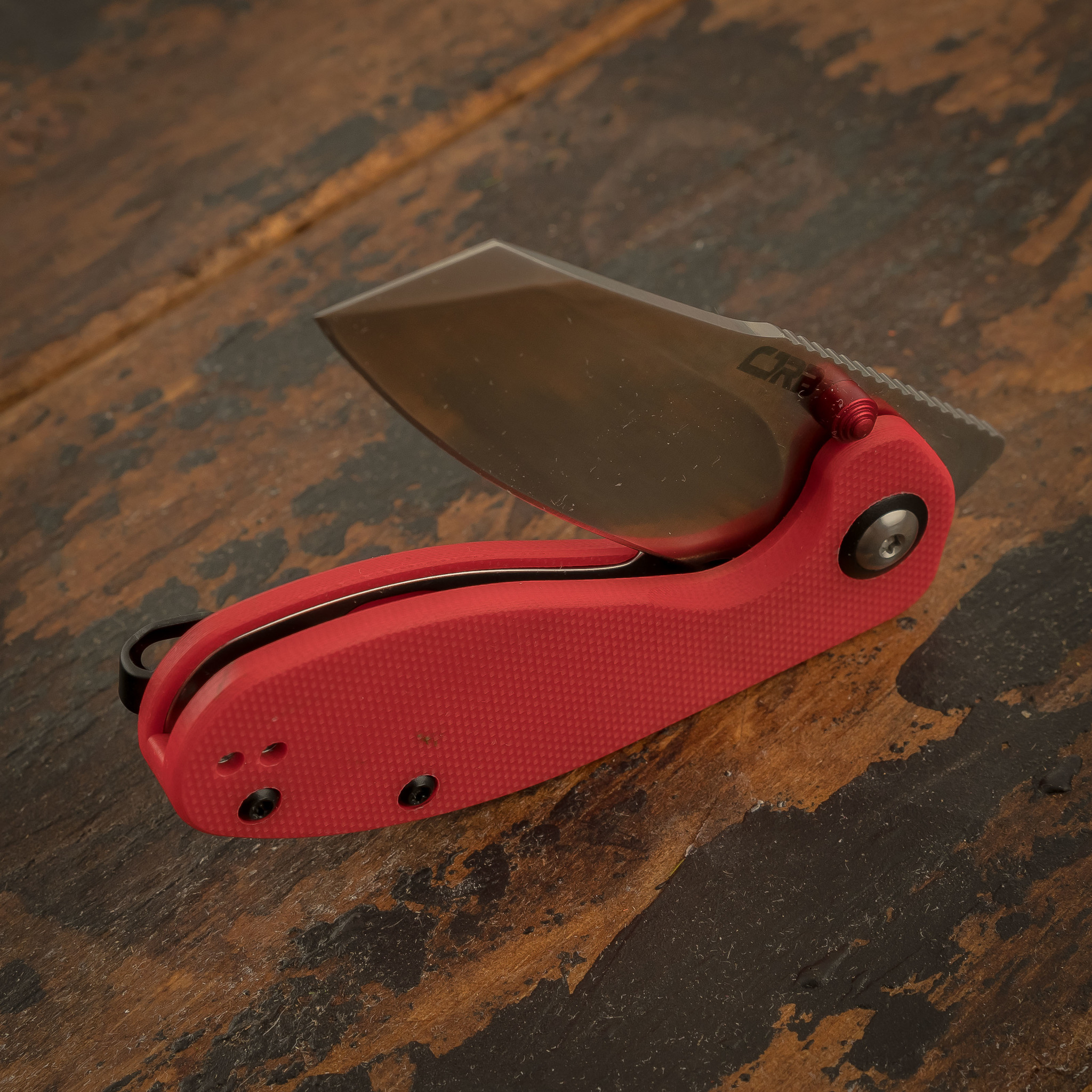 Складной нож CJRB Maileah, сталь AR-RPM9, Red G10 - фото 5
