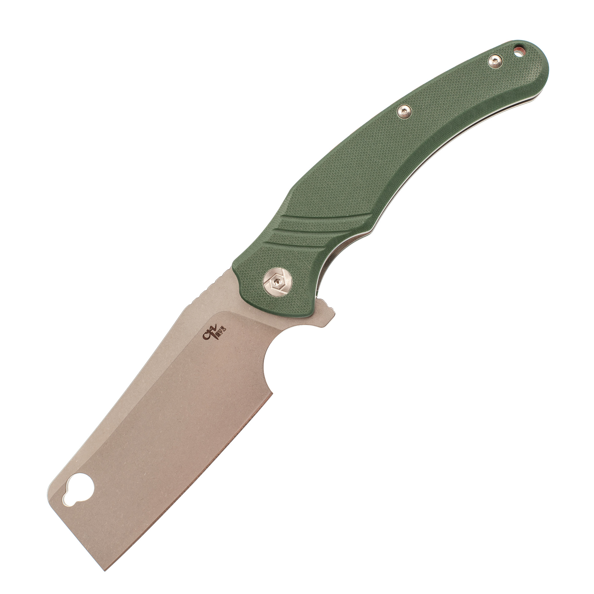 Складной нож CH3531 сталь D2, зеленый