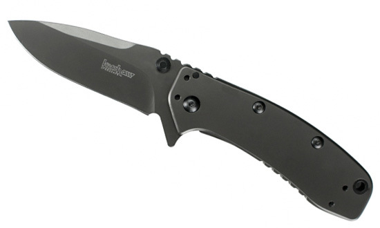 Складной полуавтоматический нож Kershaw Cryo II K1556TI, сталь 8Cr13MoV, рукоять нержавеющая сталь - фото 1
