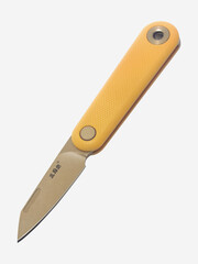 Фото Складной нож Sanrenmu 325S-GY2, сталь 12C27, рукоять G10, желтый