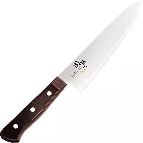 фото Кухонный нож шеф seki magoroku momoyama 180 мм, нержавеющая сталь kai
