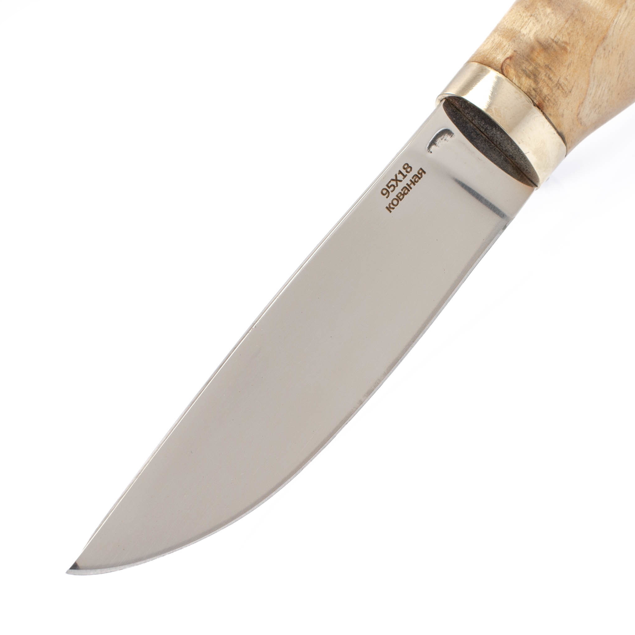 Нож Финский МТ-101, сталь 95х18, карельская береза - фото 3