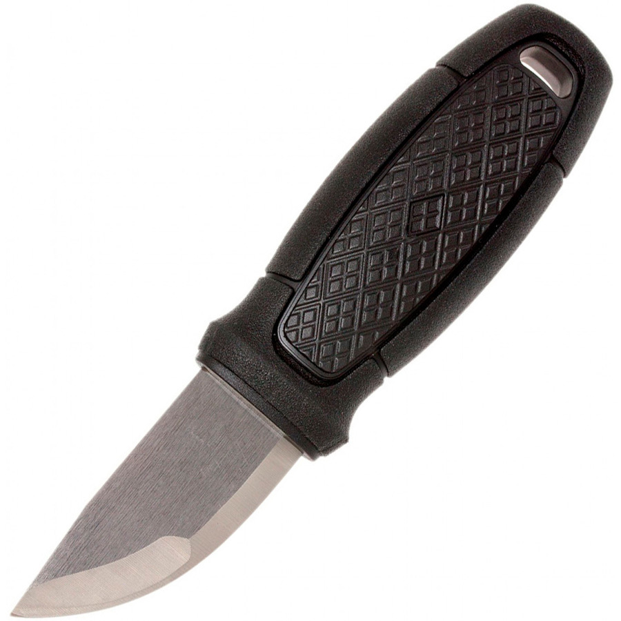Нож с фиксированным лезвием Morakniv Eldris, сталь Sandvik 12С27, рукоять пластик, черный - фото 2