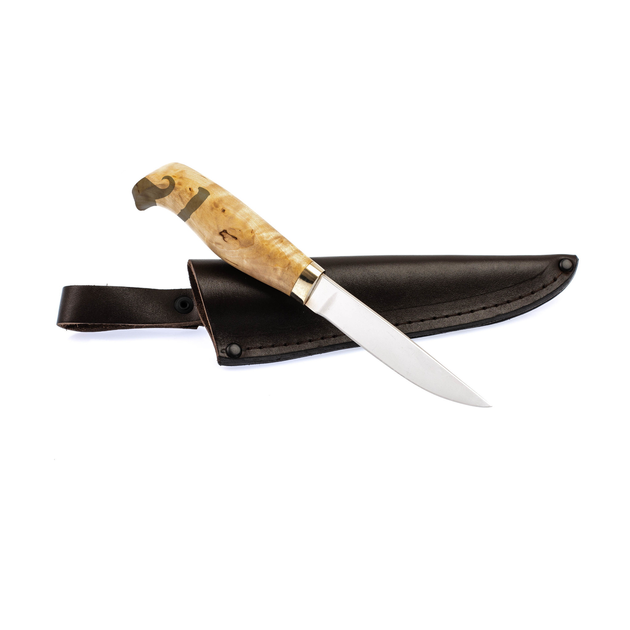 Нож Финский МТ-101, сталь 95х18, карельская береза - фото 4