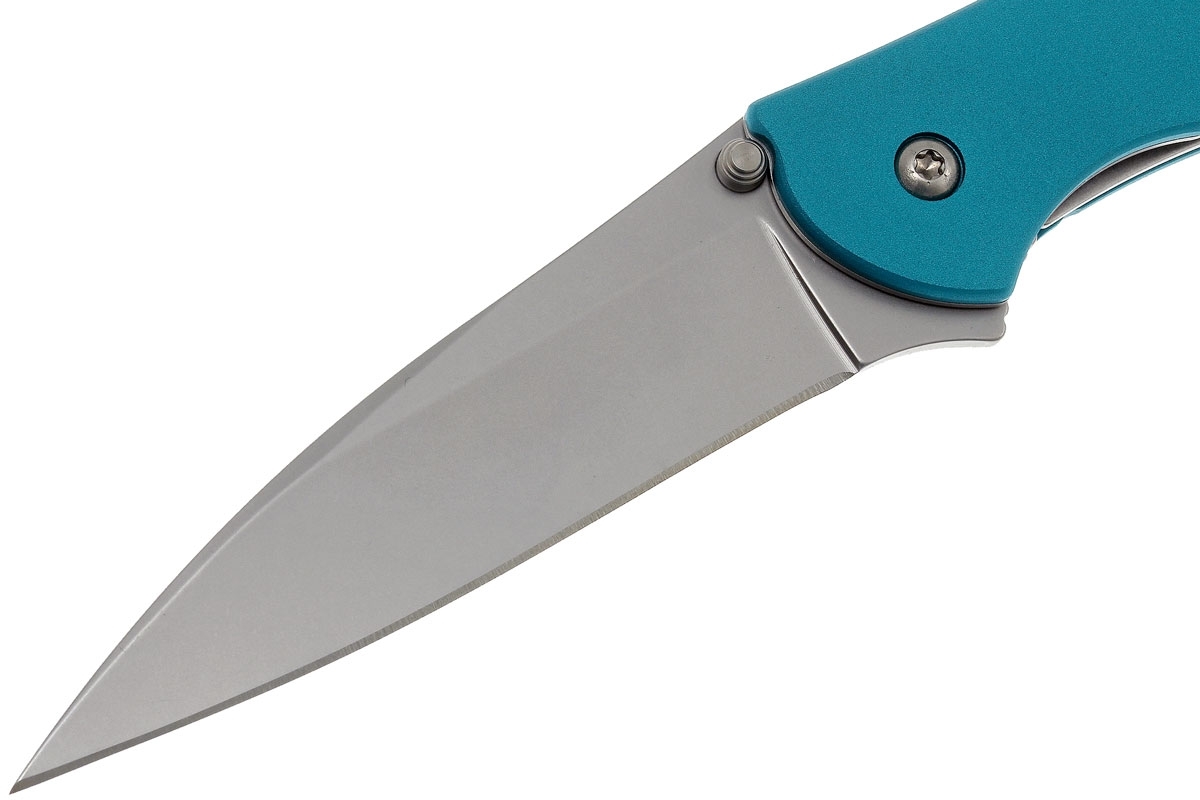 Складной нож Leek - Kershaw 1660TEAL, сталь Sandvik™ 14C28N, рукоять анодированный алюминий бирюзового цвета - фото 9