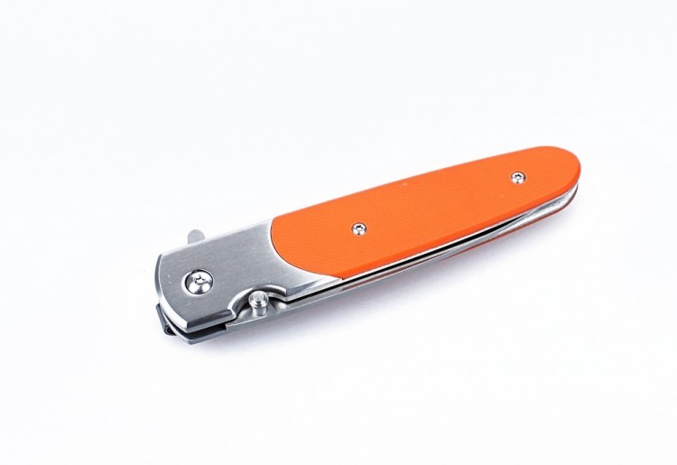 Нож складной Ganzo G743-1, оранжевый - фото 3