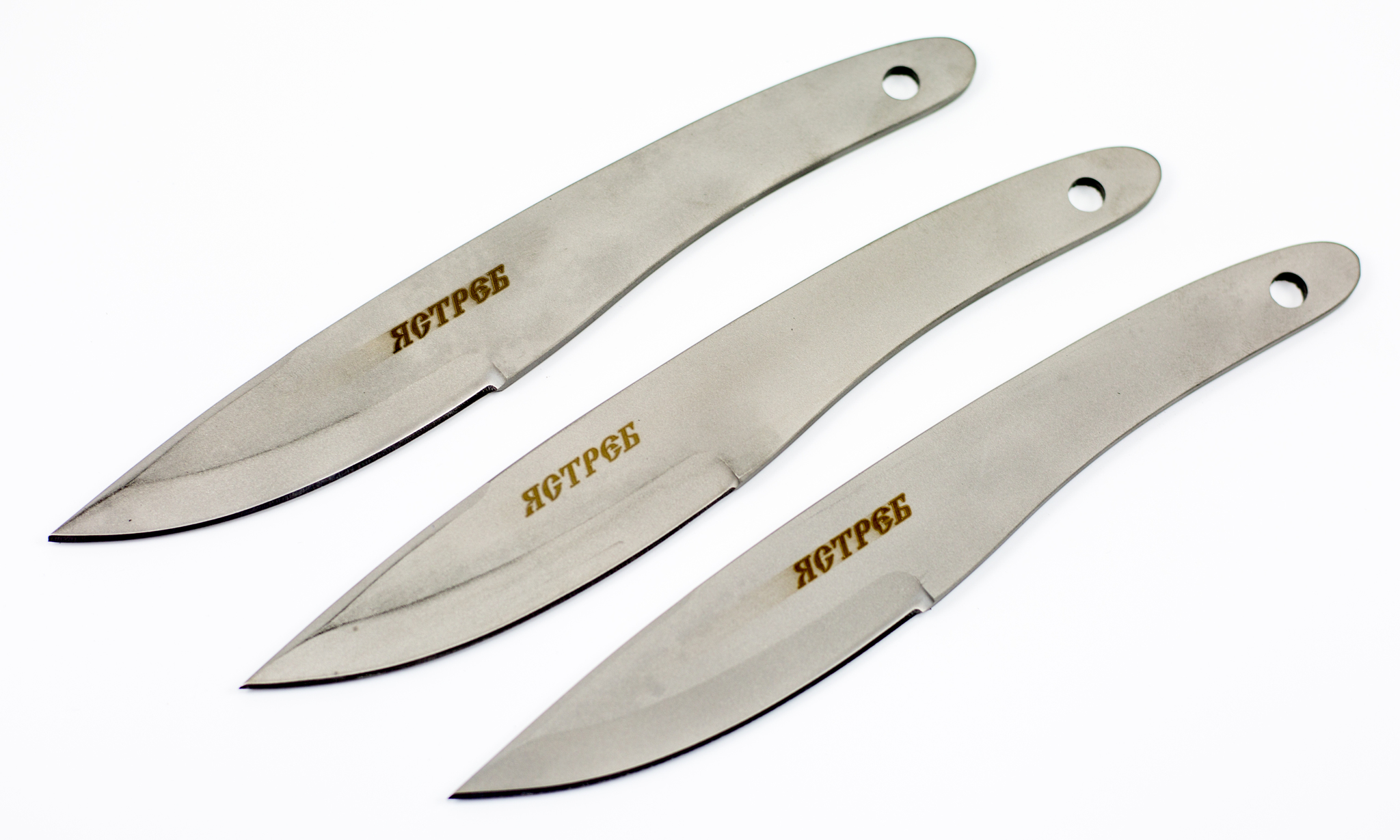 фото Набор из 3 метательных ножей "ястреб" ножи крутова