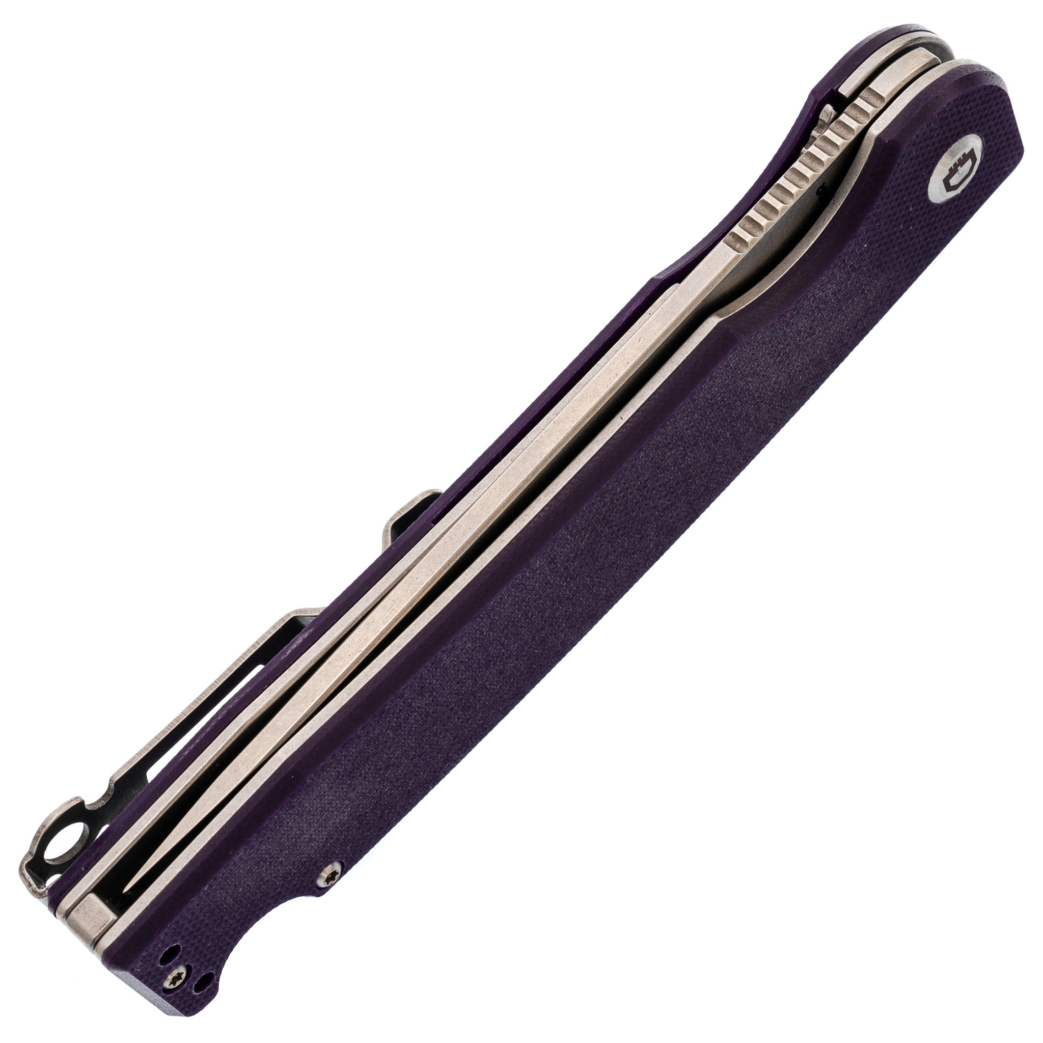 Складной нож Daggerr Ronin 2.0 Purple, сталь D2, рукоять G10 - фото 8