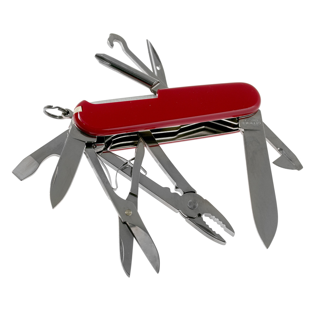 Нож перочинный Victorinox Deluxe Tinker 1.4723 91мм 17 функций красный - фото 3