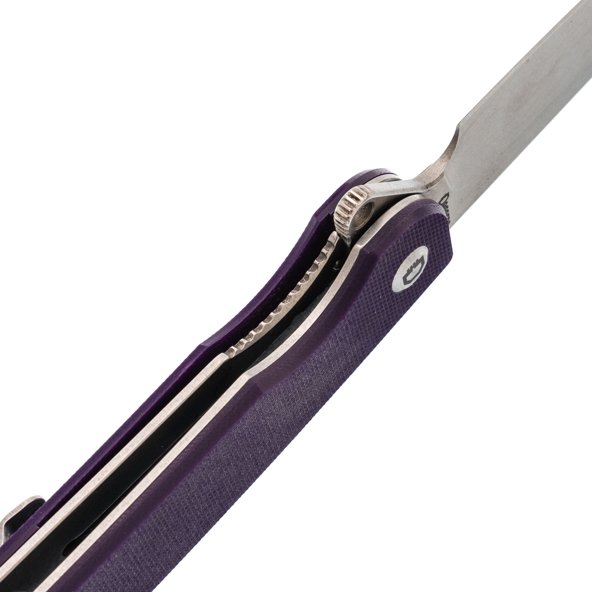 Складной нож Daggerr Ronin 2.0 Purple, сталь D2, рукоять G10 - фото 4