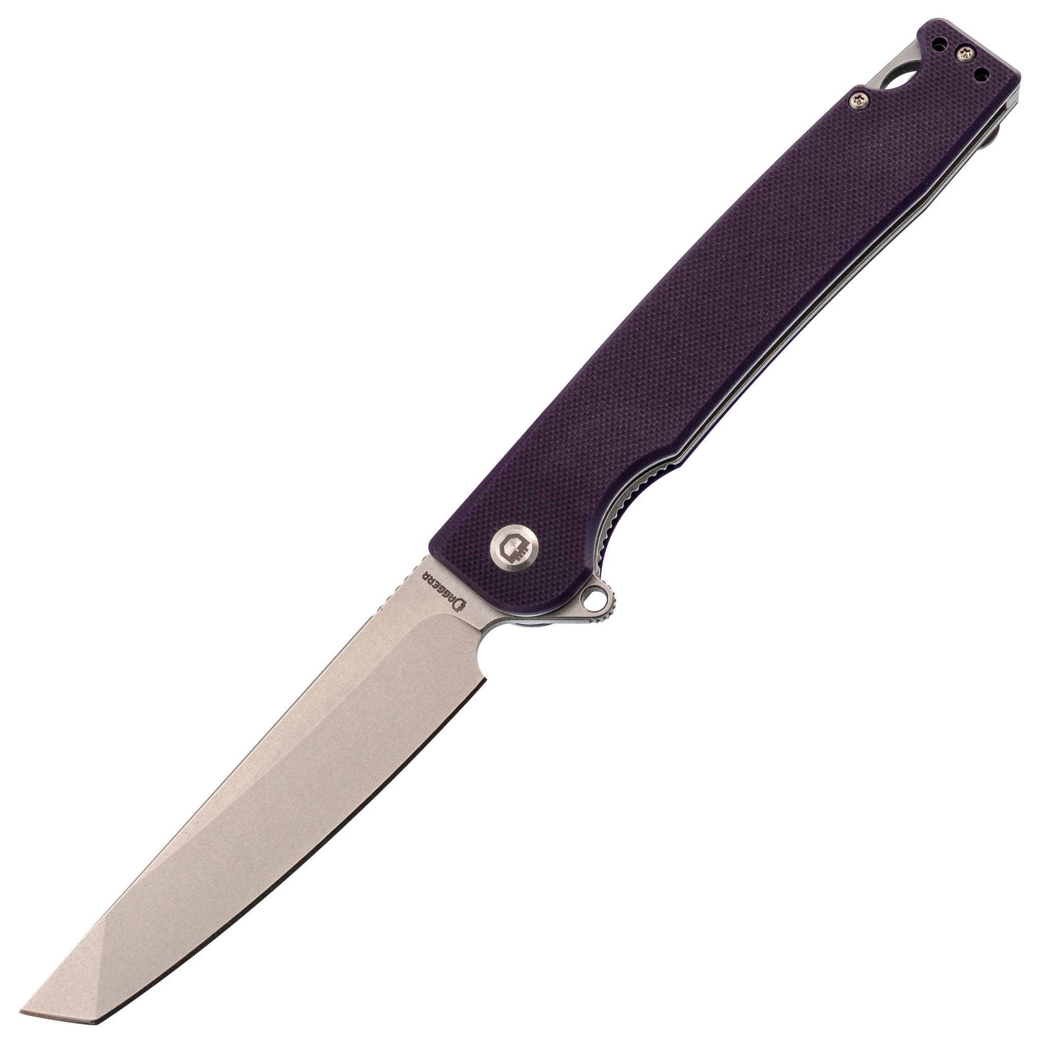 Складной нож Daggerr Ronin 2.0 Purple, сталь D2, рукоять G10 - фото 1