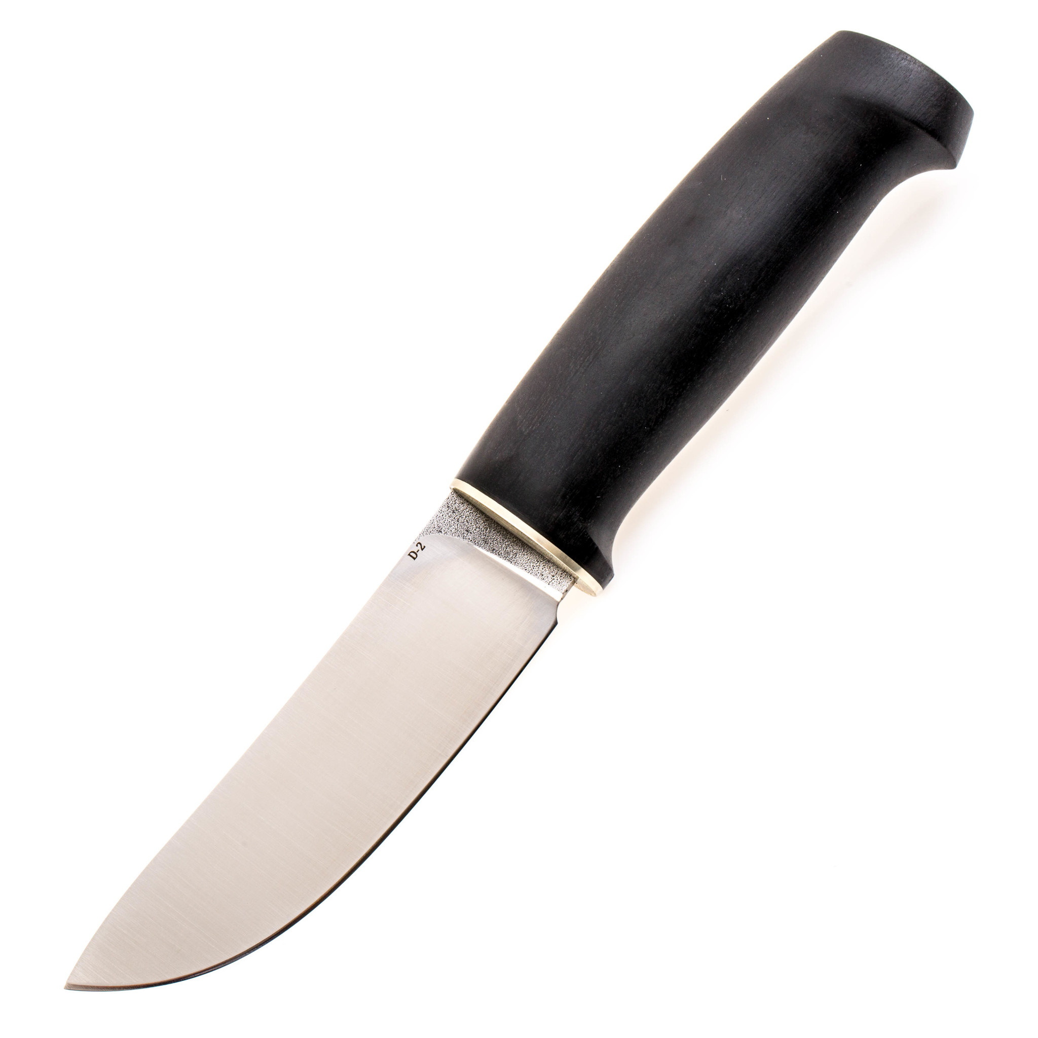 Нож Барбус, финская рукоять, сталь D2, черный граб - фото 1