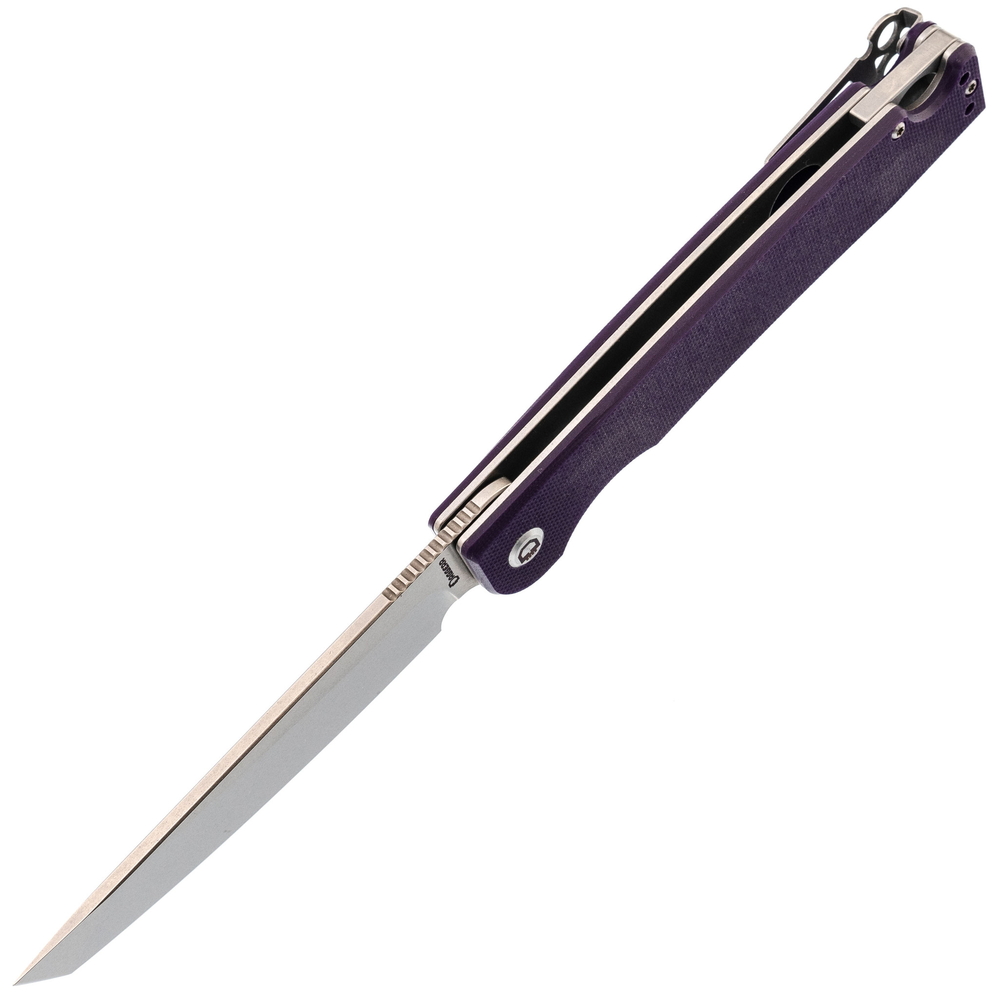Складной нож Daggerr Ronin 2.0 Purple, сталь D2, рукоять G10 - фото 2
