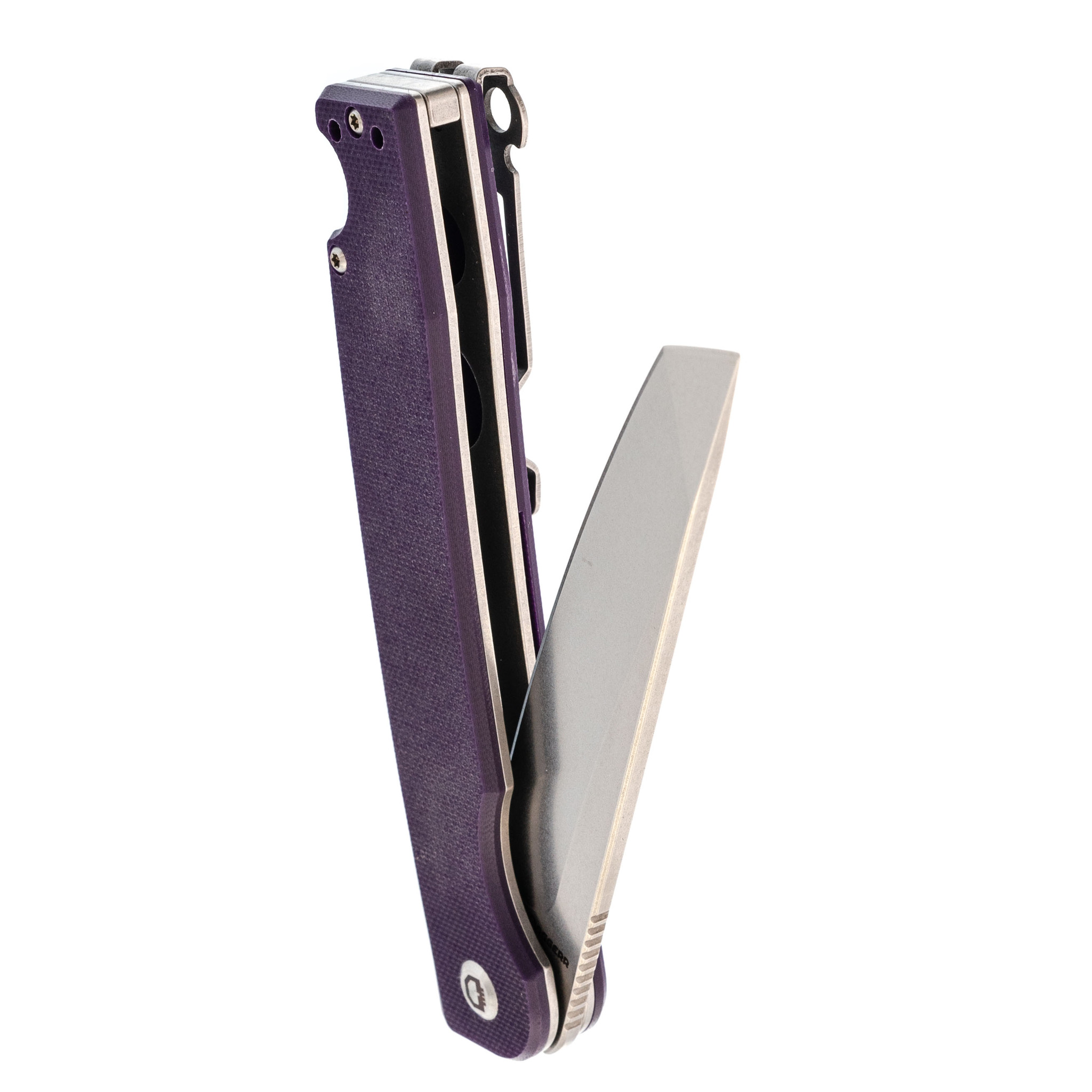 Складной нож Daggerr Ronin 2.0 Purple, сталь D2, рукоять G10 - фото 5
