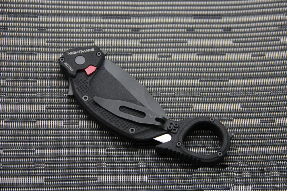 Складной нож Extrema Ratio Nightmare Black, сталь Bhler N690, рукоять черный антикородал (алюминиевый сплав) - фото 2