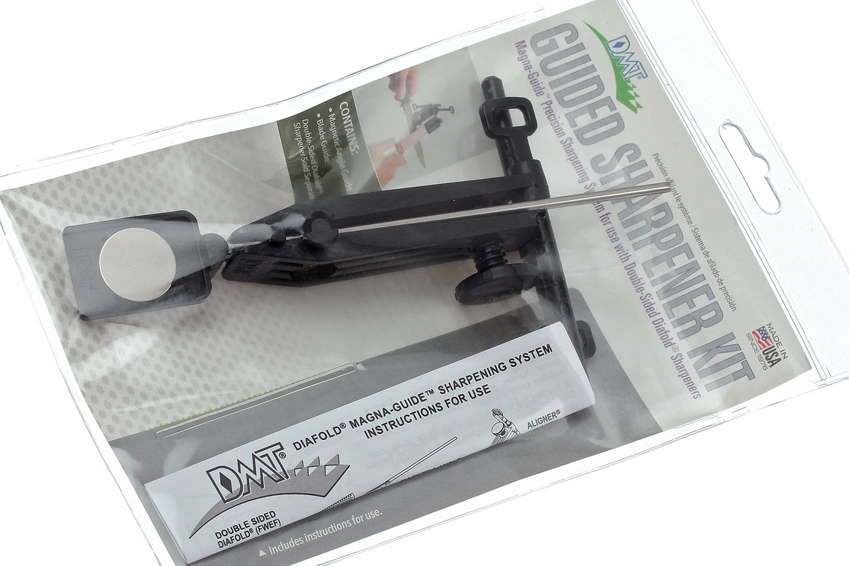 Держатель для ножа с регулировками угла заточки + держатель на магните для точилок - бабочек с направляющей Diafold® Magna-Guide™ Sharpening Accessory Kit - фото 4