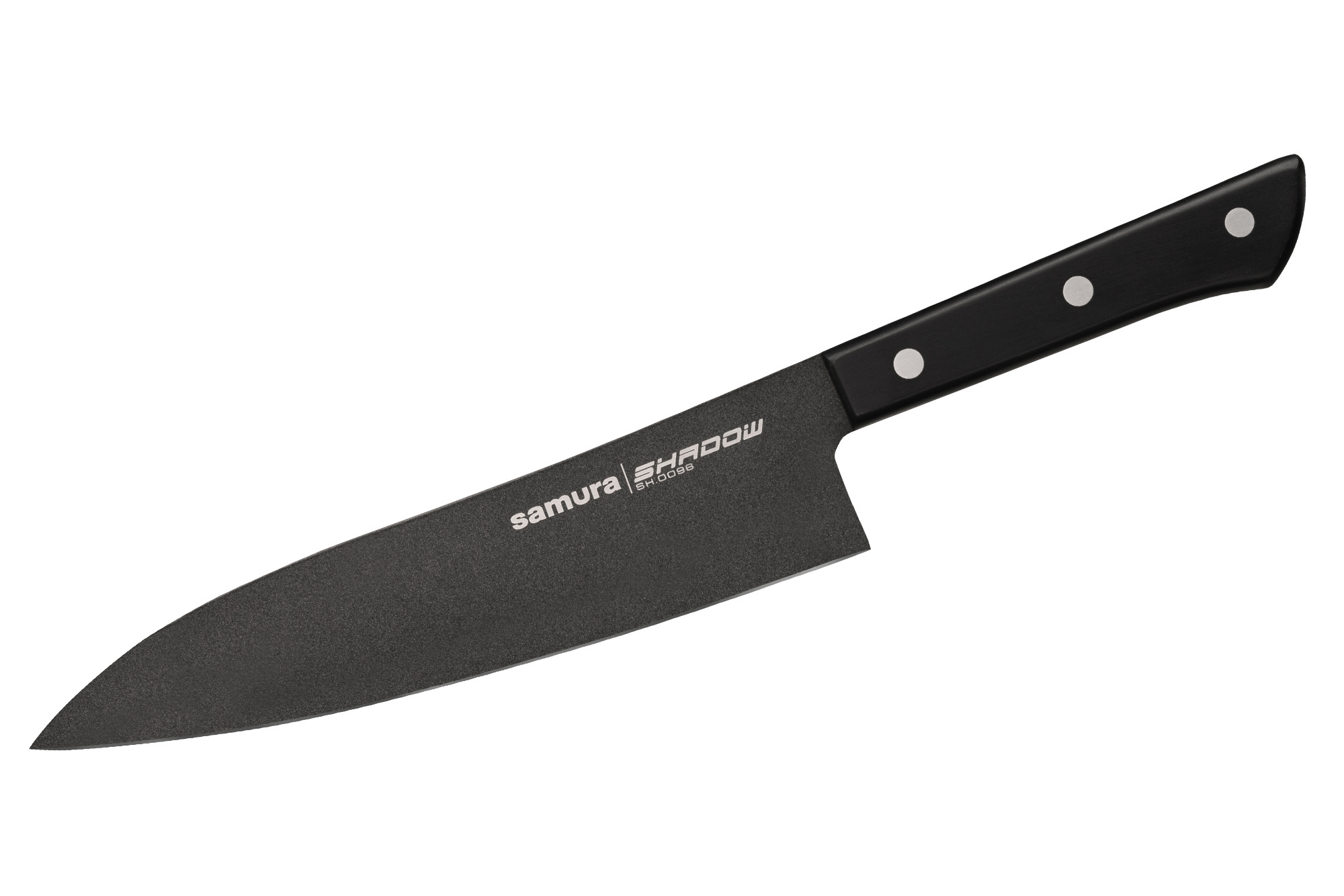 Кухонный нож Samura Сантоку 197 мм, сталь AUS-8, рукоять пластик - фото 1
