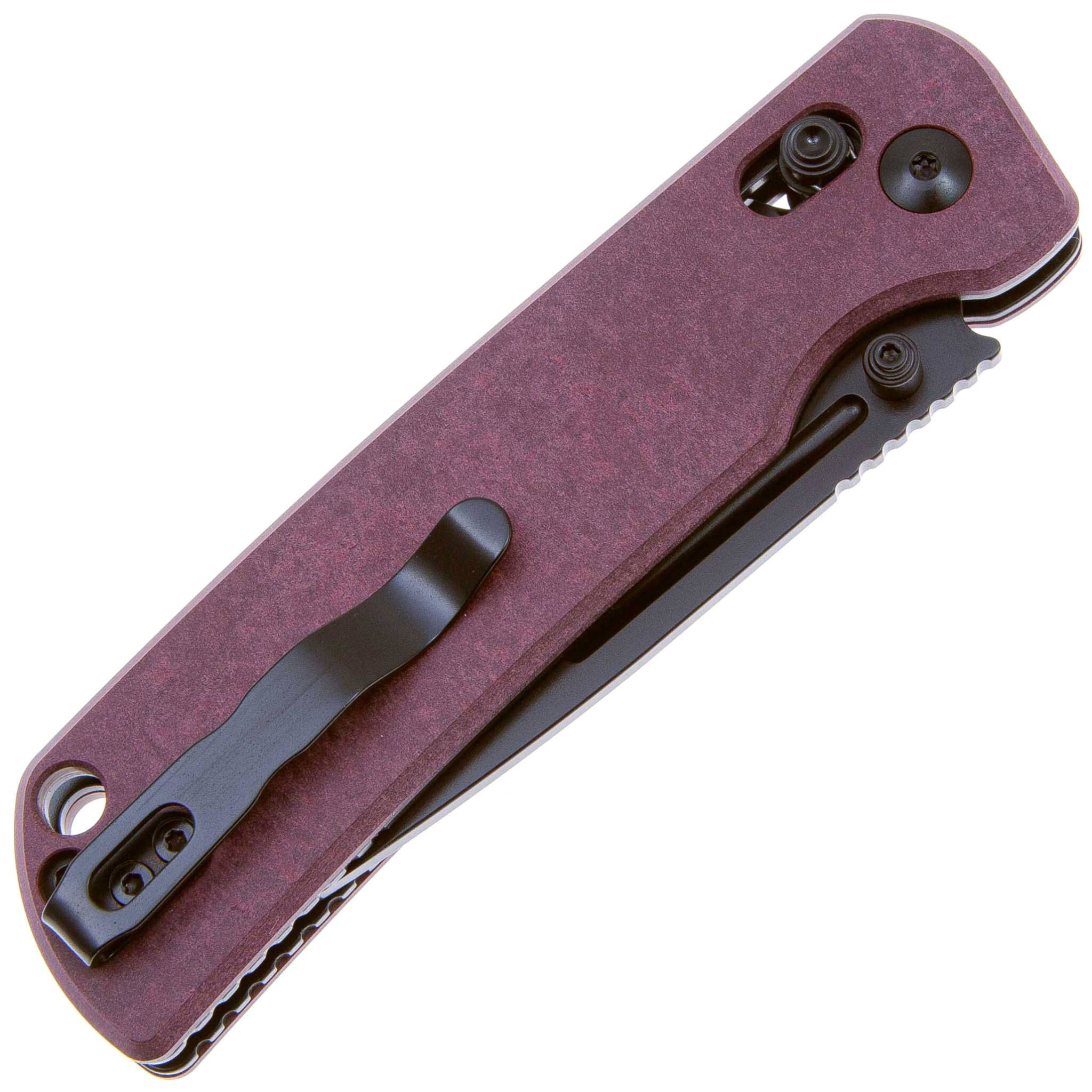 Складной нож Kizer Escort, сталь 154CM, рукоять Richlite, фиолетовый - фото 4
