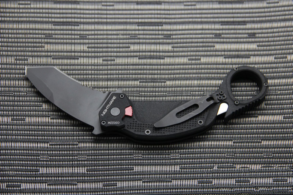 Складной нож Extrema Ratio Nightmare Black, сталь Bhler N690, рукоять черный антикородал (алюминиевый сплав) - фото 3