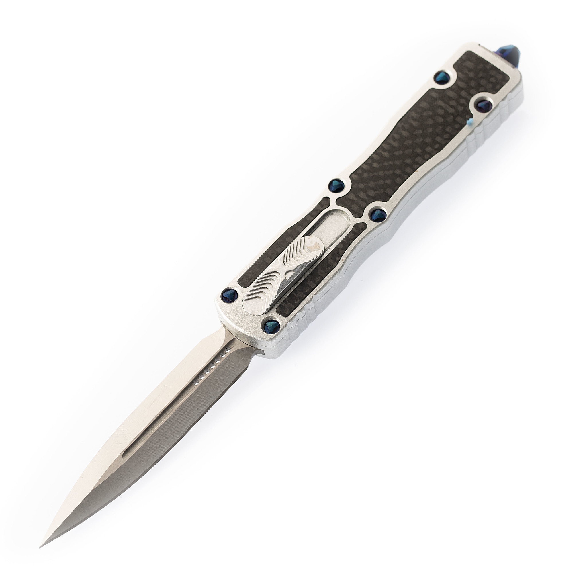 Автоматический фронтальный нож MIC04, сталь D2 - купить в интернет магазине