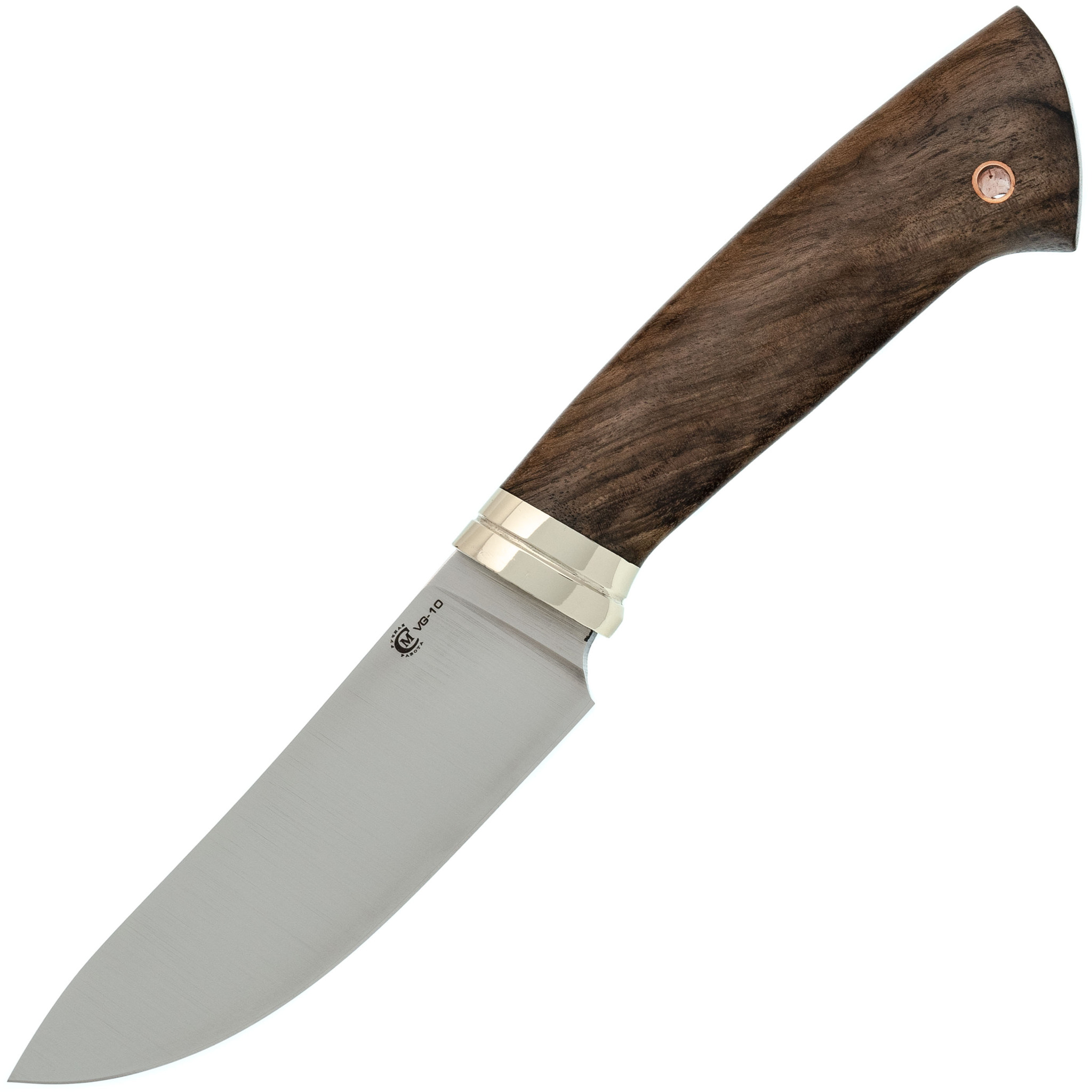 Нож Кайман, сталь VG-10, рукоять орех - фото 1