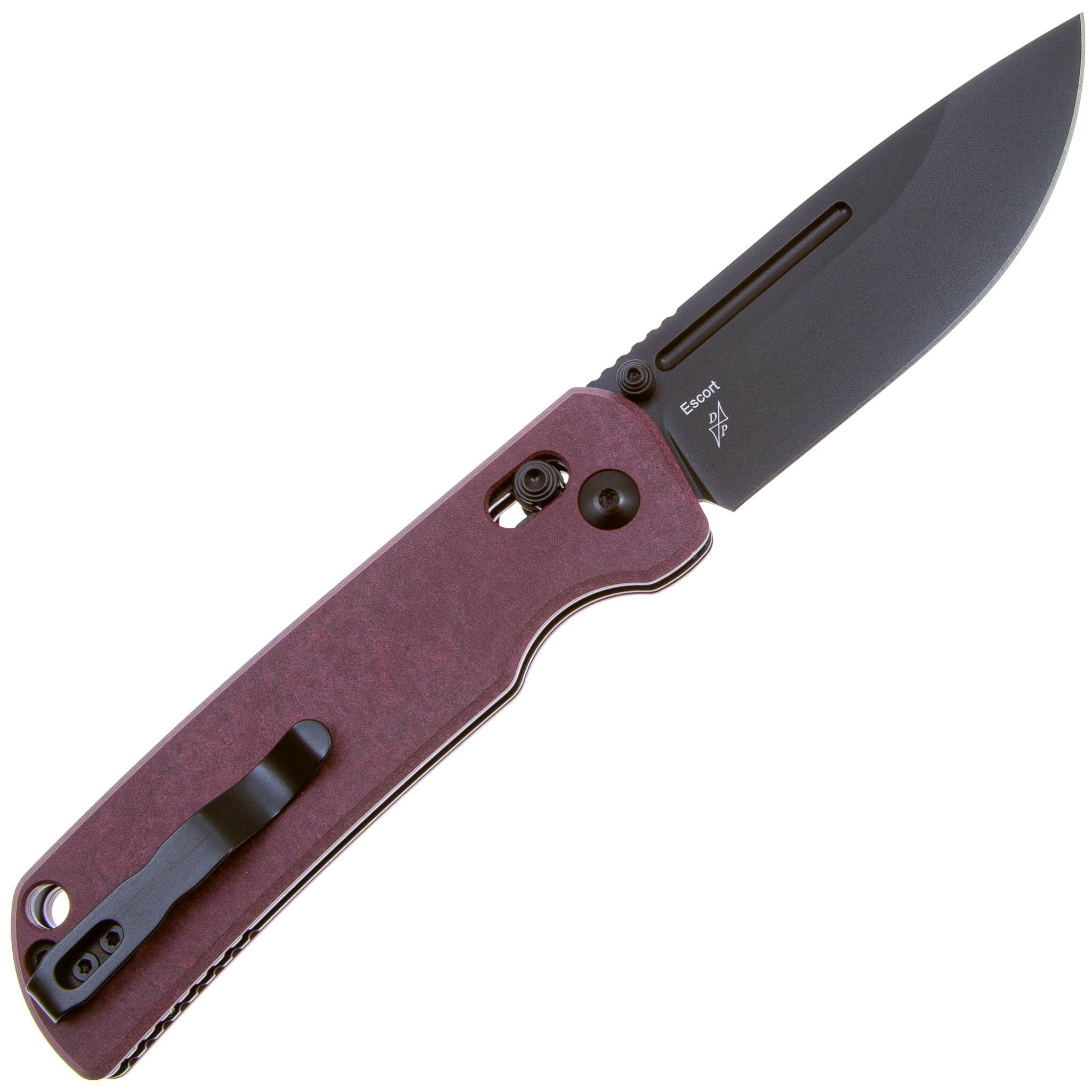 Складной нож Kizer Escort, сталь 154CM, рукоять Richlite, фиолетовый - фото 2